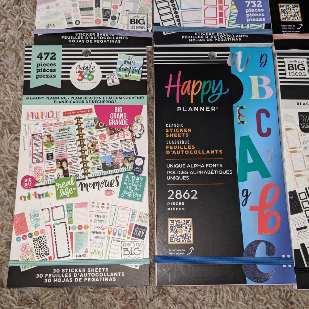 The Happy Planner Sticker Books - Set of 9 (New & Used) - Picture 4 of 11